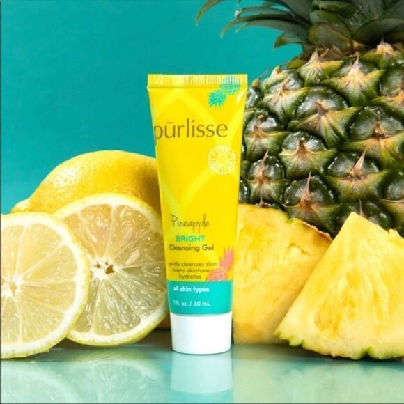 NEW Purlisse Pineapple Bright Cleansing Gel NWT sealed Ipsy bag - Picture 2 of 11